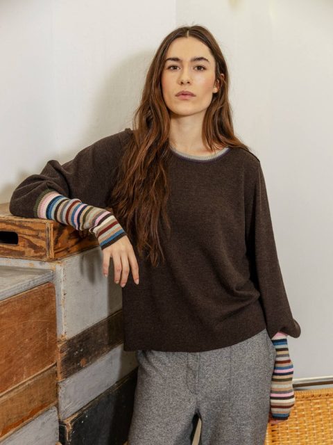 Alternative view of Pullover - Sigga, Coffee