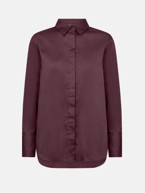 Shirt - LR Isla Solid 7, Bordeaux