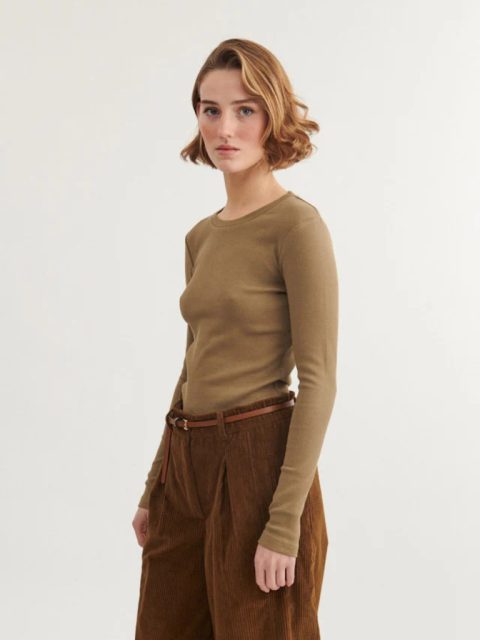 Alternative view of Shirt - Ludmilla LS, Capers Green