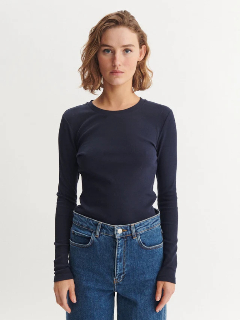 Shirt - Ludmilla LS, Sky Captain – Bild 4