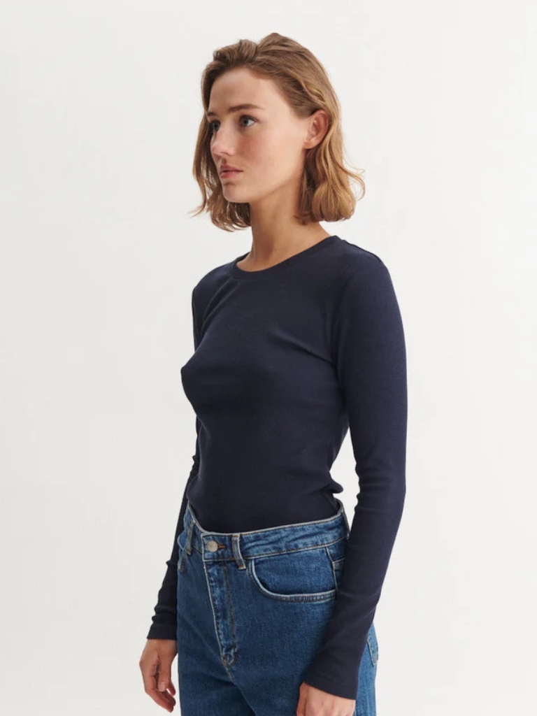 Shirt - Ludmilla LS, Sky Captain – Bild 3