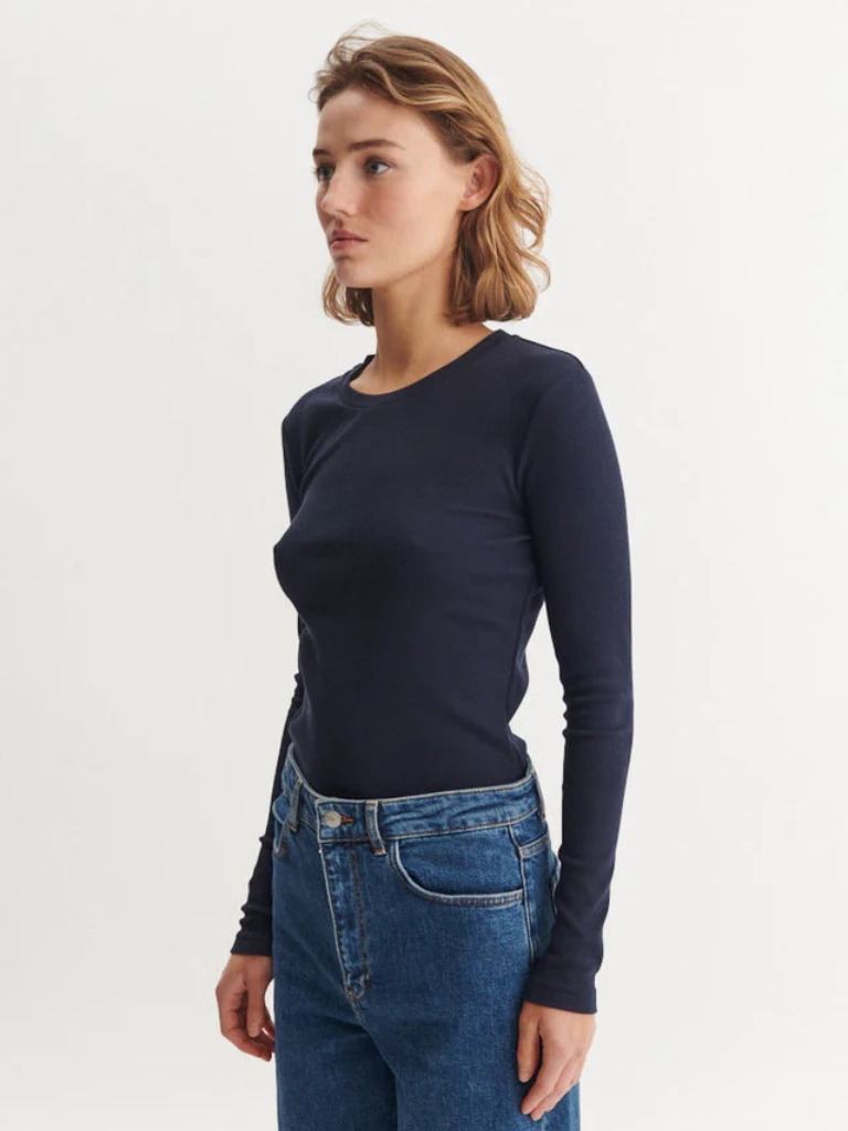 Shirt - Ludmilla LS, Sky Captain – Bild 2