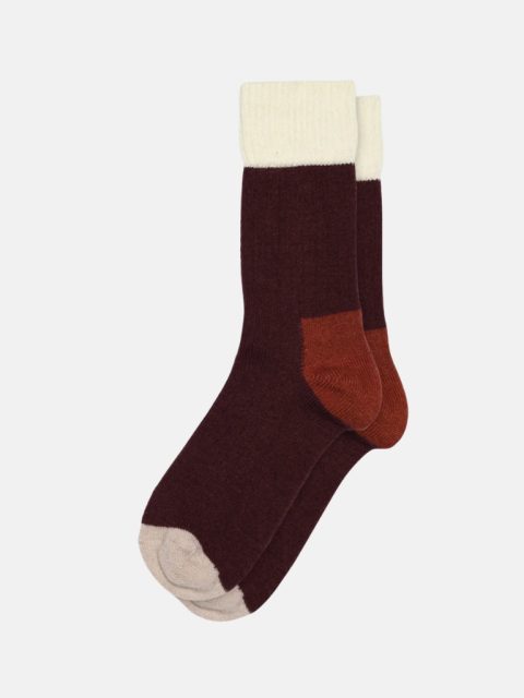 Socken - Esther, Wine Red