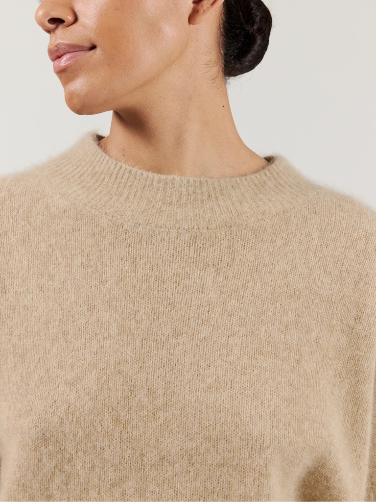 Strick - Doanna, Beige Mélange – Bild 5