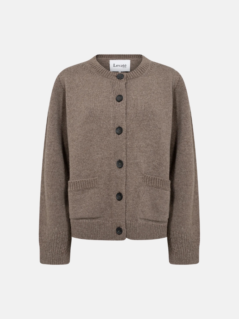 Cardigan - LR Perle 9, Walnut