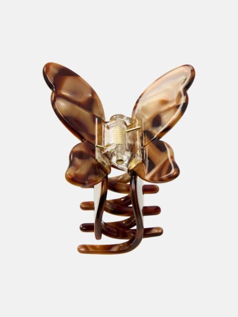 Haarspange - Butterfly, Caramel MOP