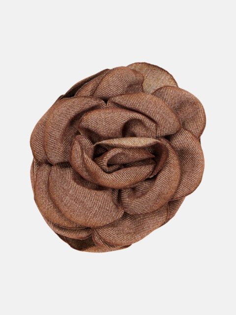 Haarspange - Denim Rose, Brown