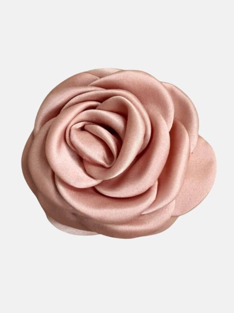 Haarspange - Small Satin Rose, Nude