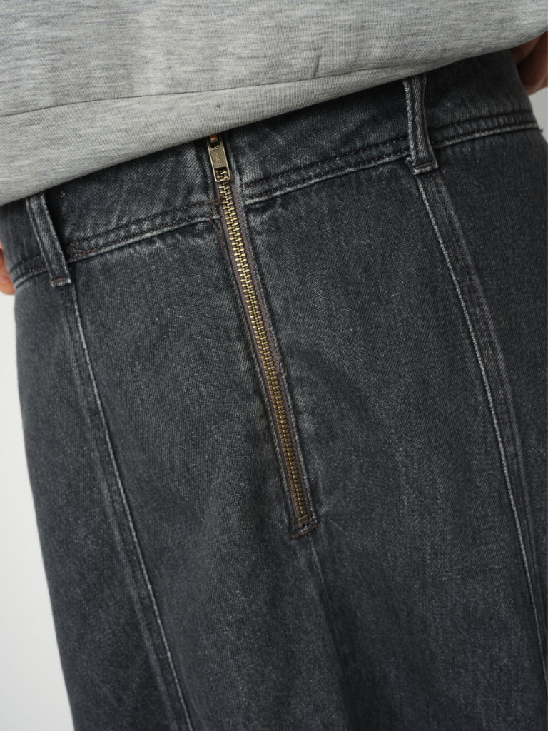 Jupe - MMCynthia Denim A-Skirt, Grey – Bild 6