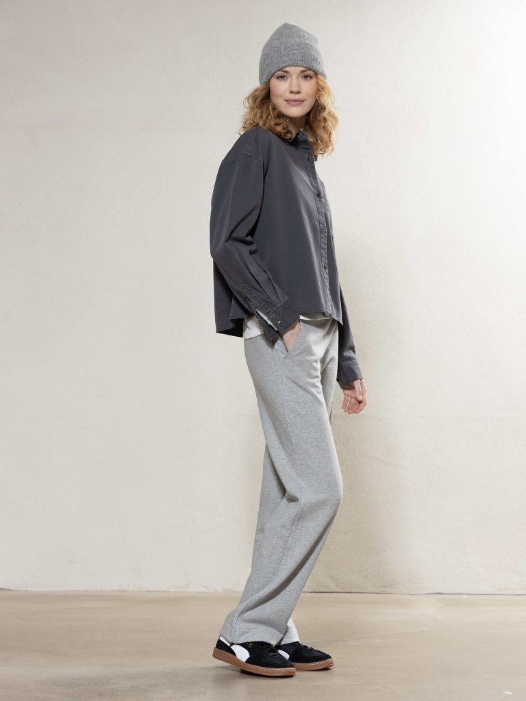 Shirt - Cleo Twill, Iron Grey – Bild 2