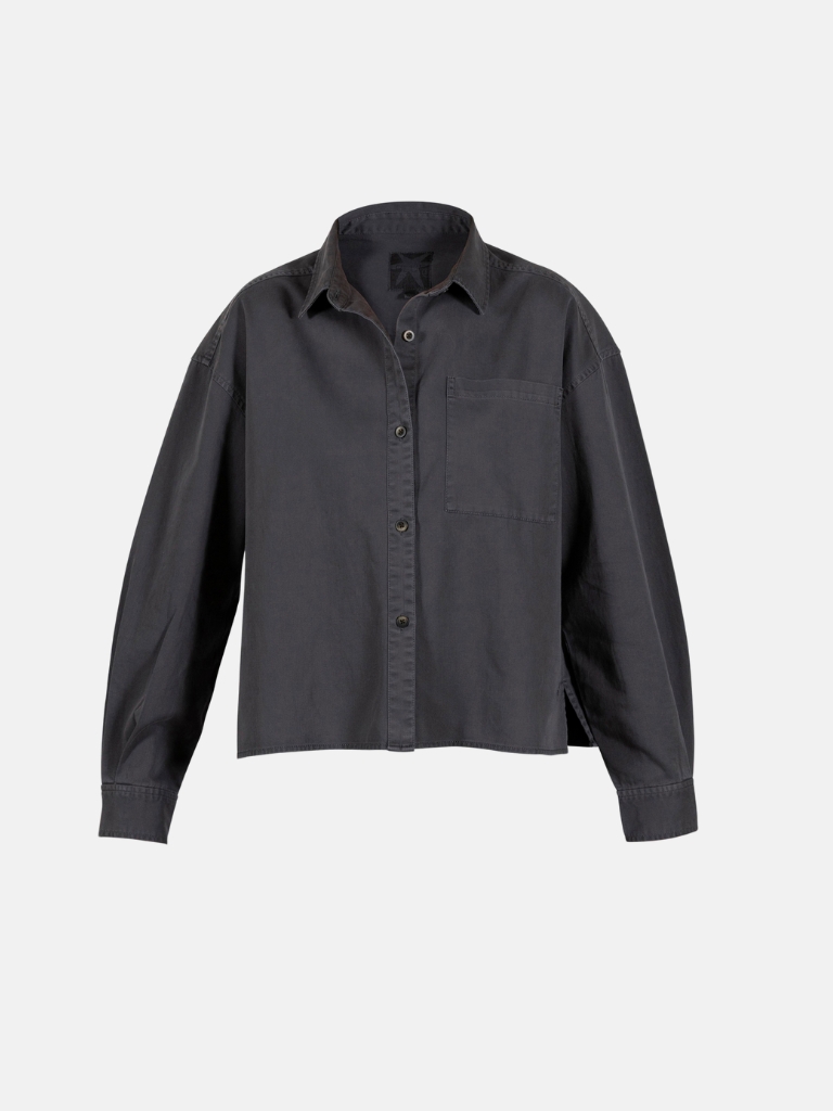 Shirt - Cleo Twill, Iron Grey