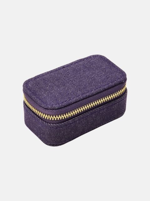 Small Jewelry box, Dark Berry Denim
