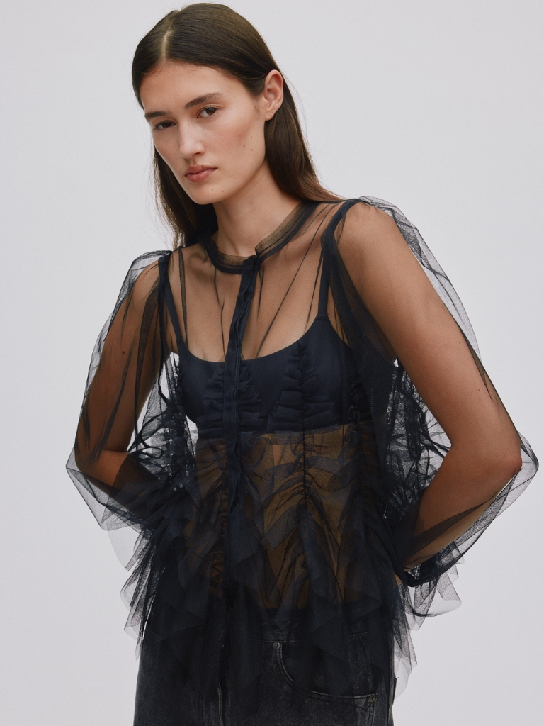 Bluse - Gida, Black – Bild 4