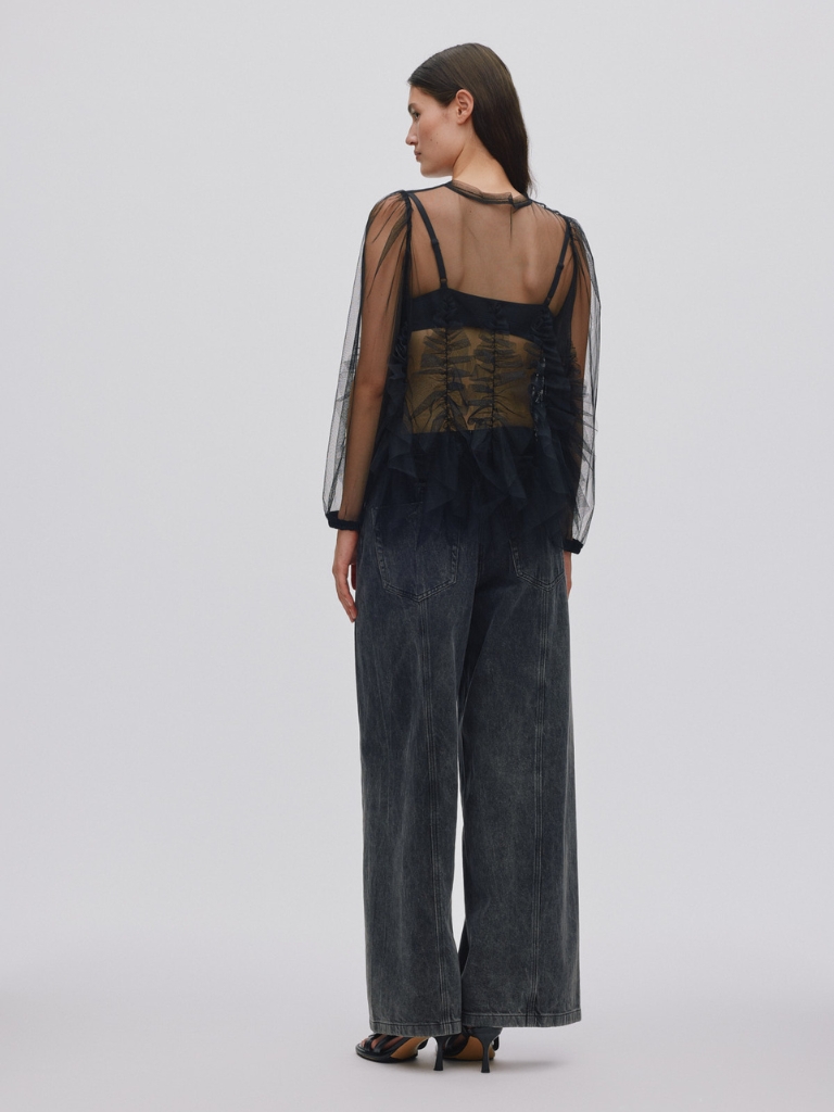 Bluse - Gida, Black – Bild 7