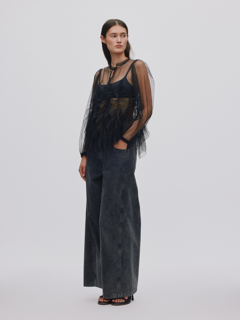 Bluse - Gida, Black – Bild 3