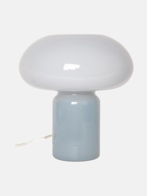 Glaslampe - Blau / Hellblau