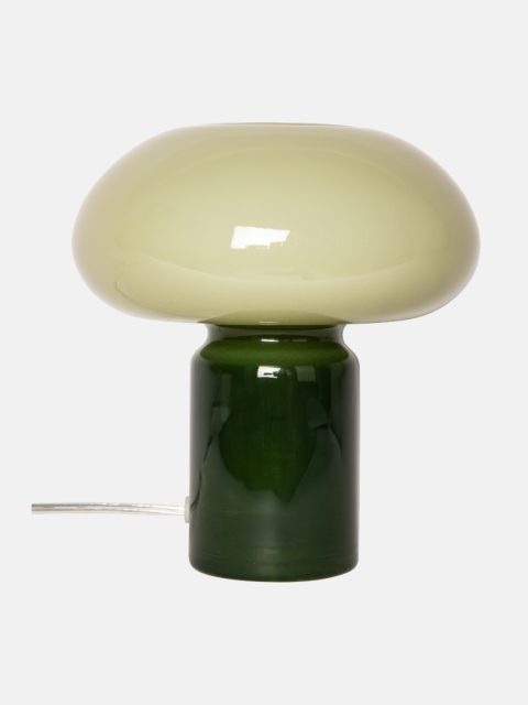 Glaslampe - Dunkelgrün / Verte