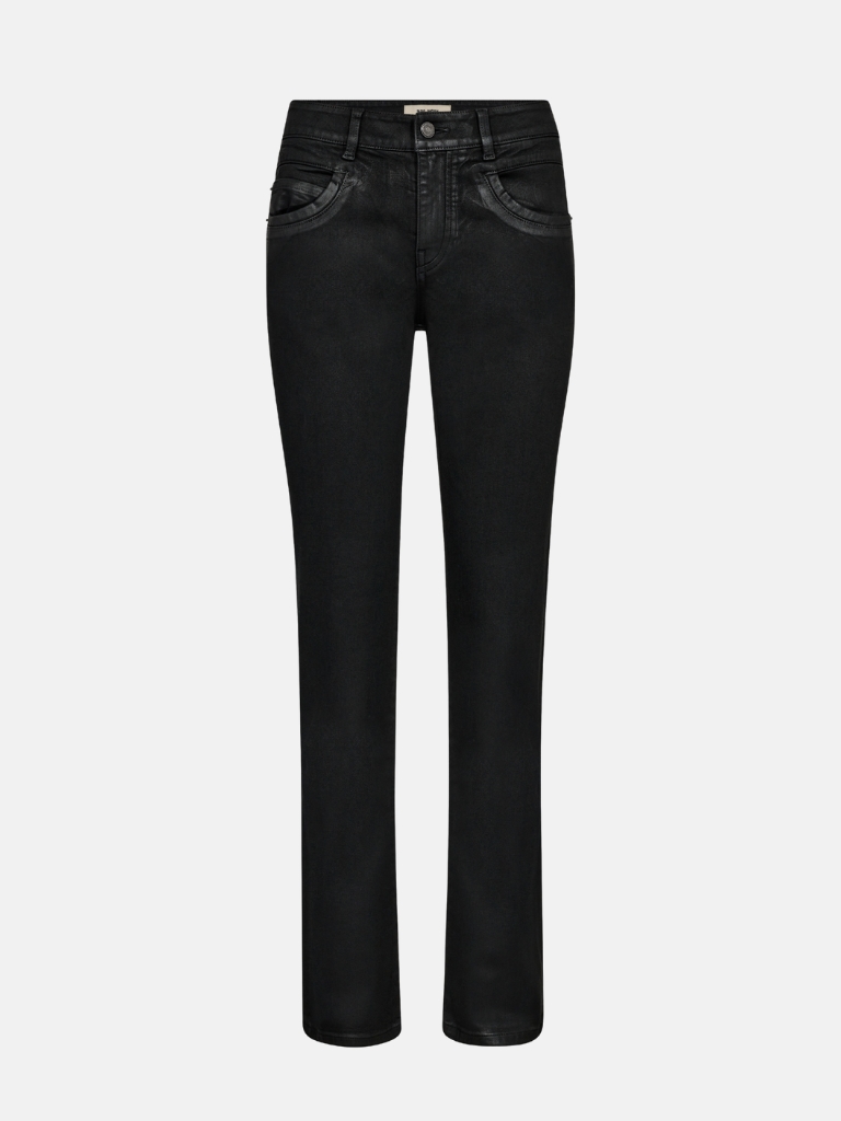 Jeans - MMCarla Naomi Coated, Regular, Black