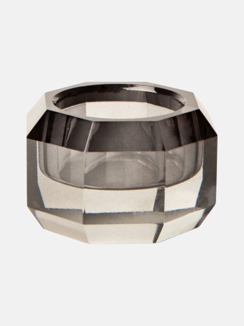 Kristallhalter -  Rauchgrau