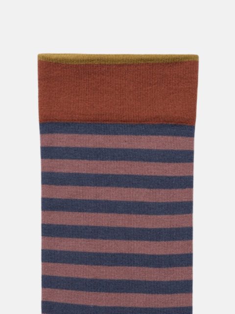 Alternative view of Socken - Chausette Rayures Raisin