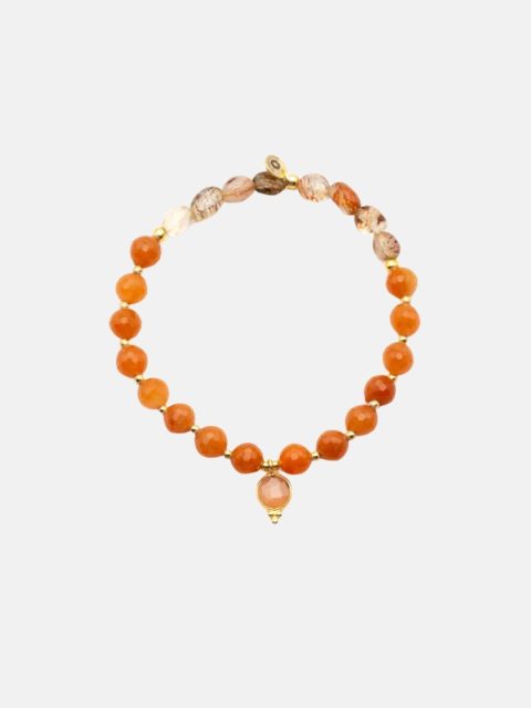 Armband - A25 Mala Single Orange Glamour