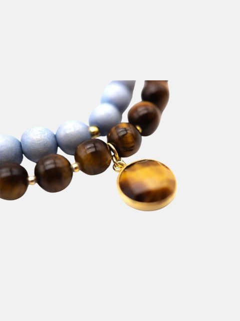 Alternative view of Armband - A25 Mala Twin Blue Tiger