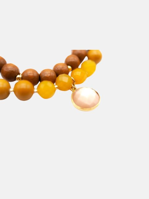 Alternative view of Armband - A25 Mala Twin Caramel