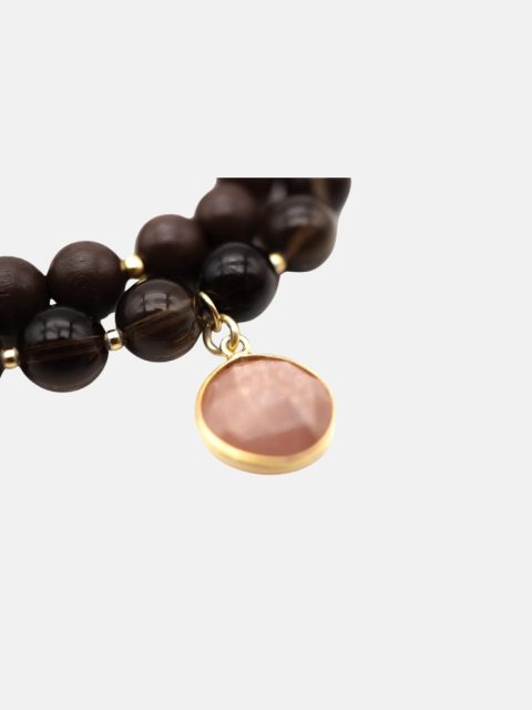 Alternative view of Armband - A25 Mala Twin Chocolate