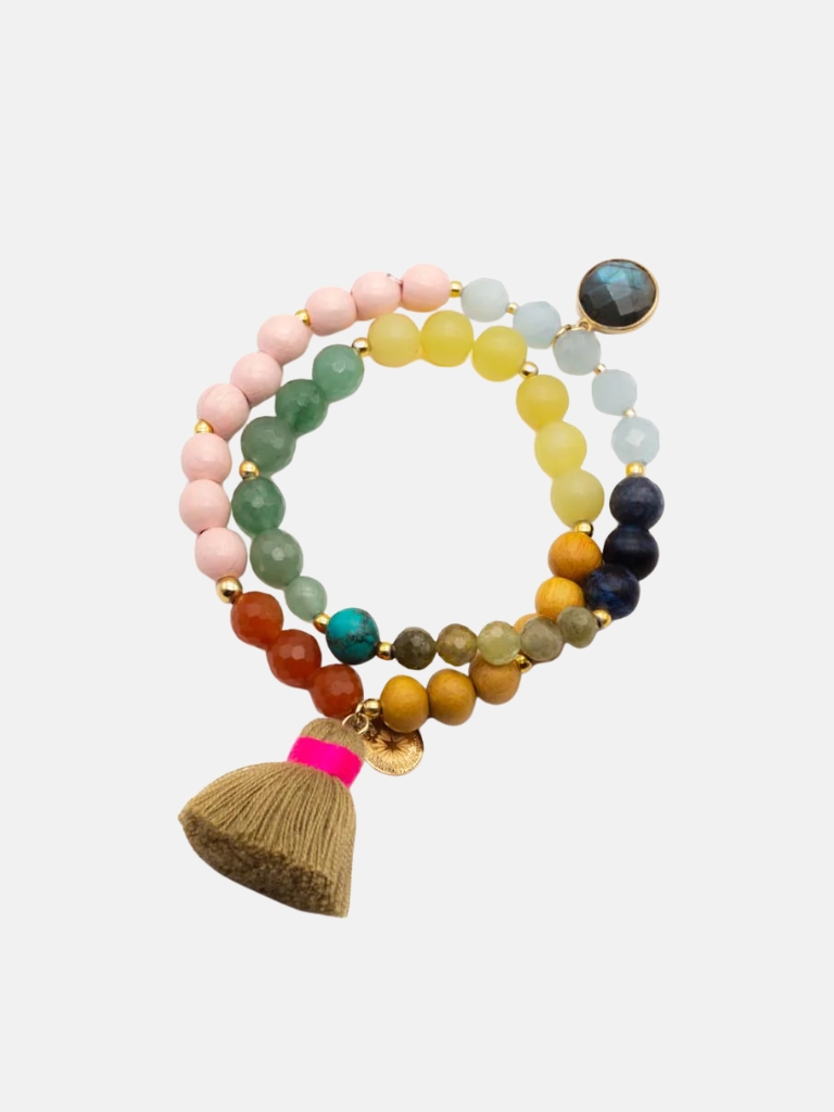 Armband - A25 Mala Twin Cozy Colours