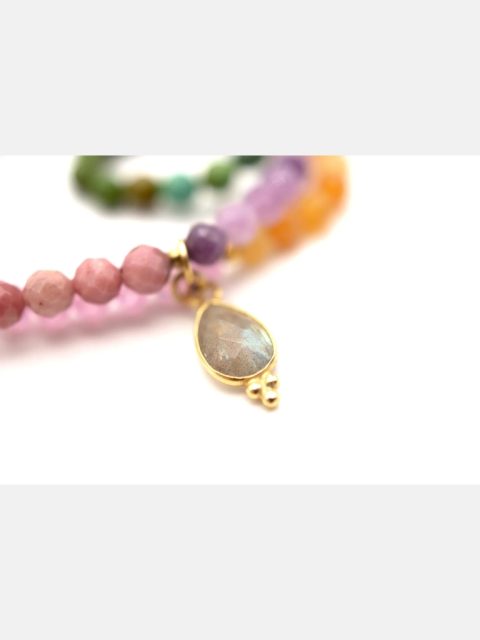 Alternative view of Armband - A25 Mala Twin Purple Pash