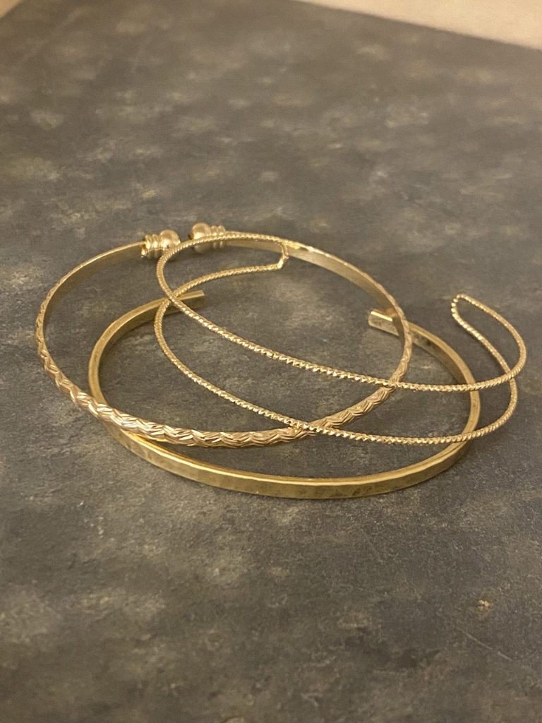 Armband - Fine Double Bangle – Bild 2