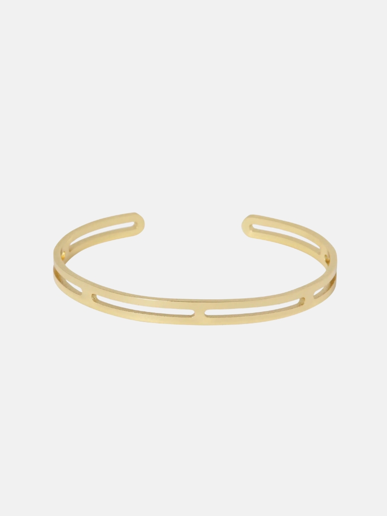 Armband - Goldplated Open Bangle