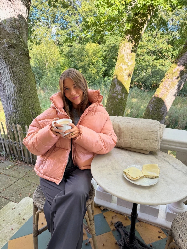 Jacke - Josefine Short Puffer, Powder Pink