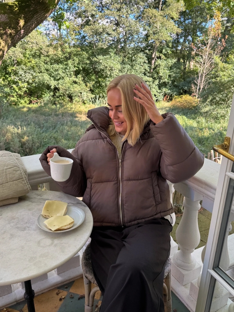 Jacke - Josefine Short Puffer, Licorice