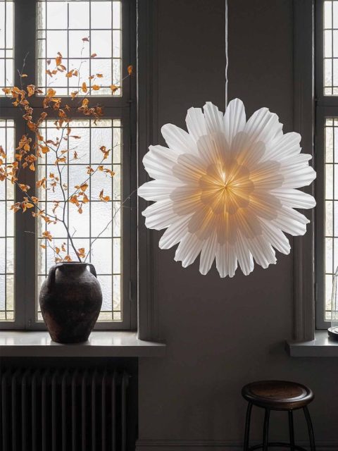 Alternative view of Lampe - Snöblomma 44, White