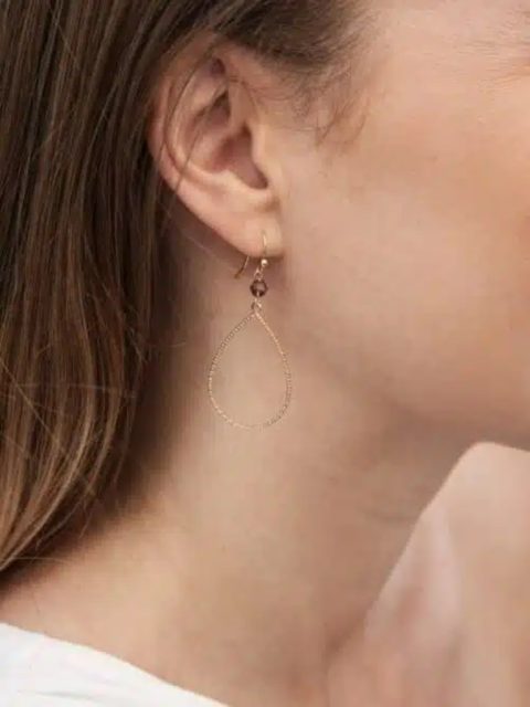 Alternative view of Ohrringe - Decorated Cone - Beige