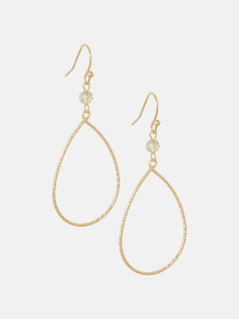 Ohrringe - Decorated Cone - Beige