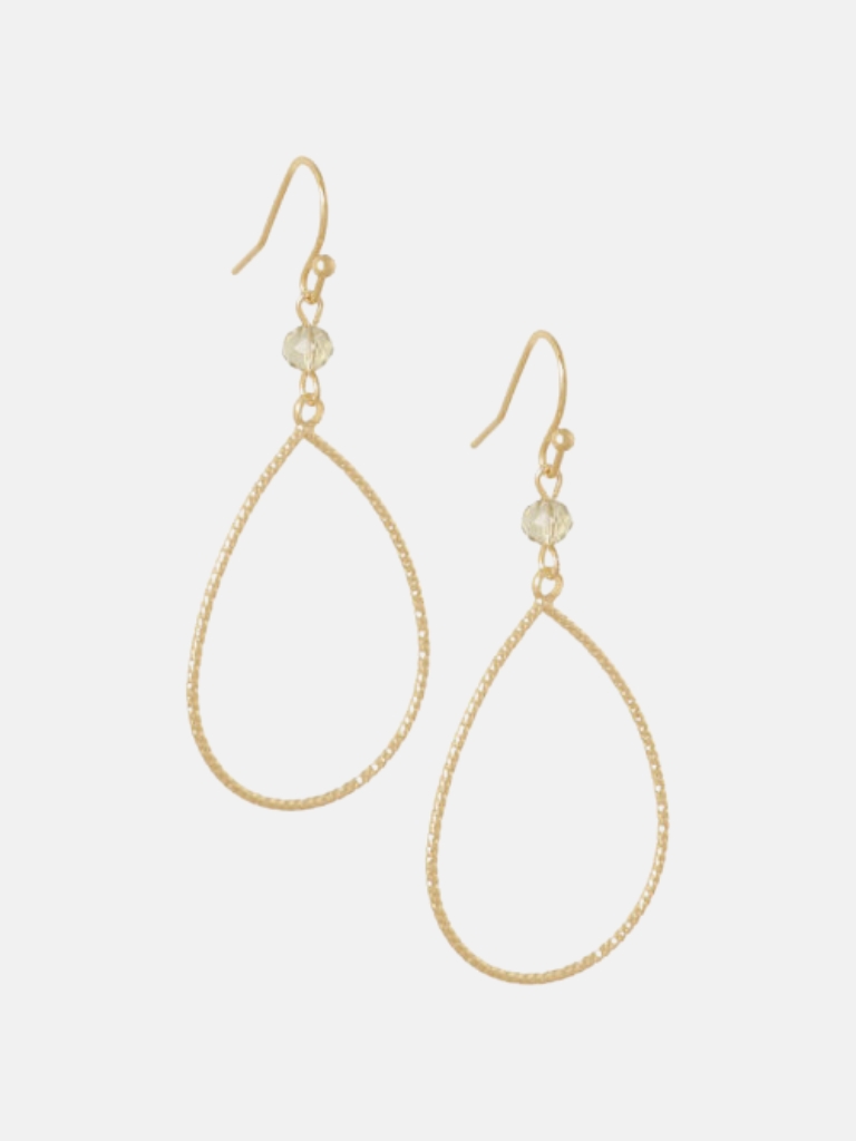 Ohrringe - Decorated Cone - Beige