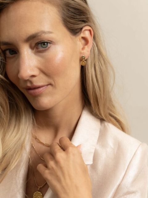 Alternative view of Ohrringe - Hammered Coins (1.5cm)