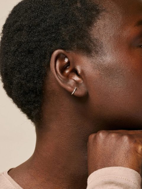 Alternative view of Ohrringe - Hoops Classic 6mm, Silber