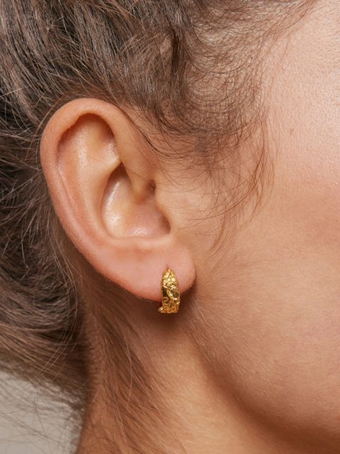 Alternative view of Ohrringe - Hoops Nela, Gold