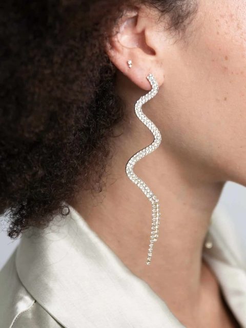 Alternative view of Ohrstecker - Fine Duo Strass (S)