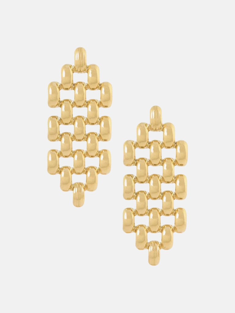 Ohrstecker - Geometric Woven Studs