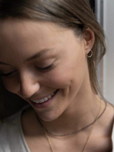 Alternative view of Ohrstecker - Open Circle (1.2cm)