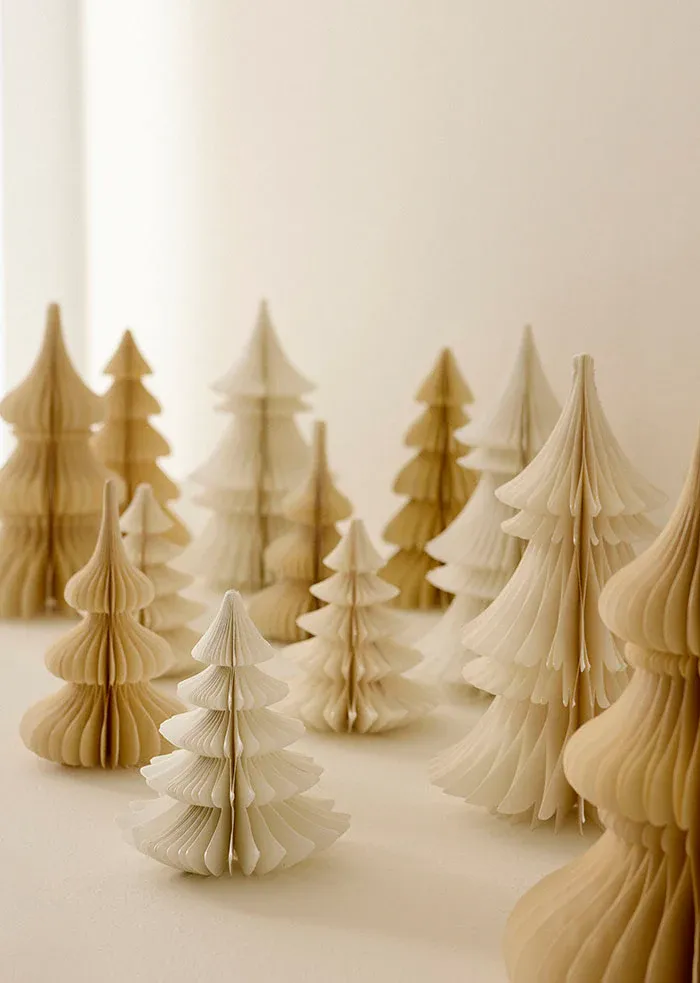 Honeycomb Tree Fir, H30 cm, Cream – Bild 3