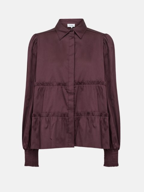 Shirt - LR Isla Solid 9, Bordeaux