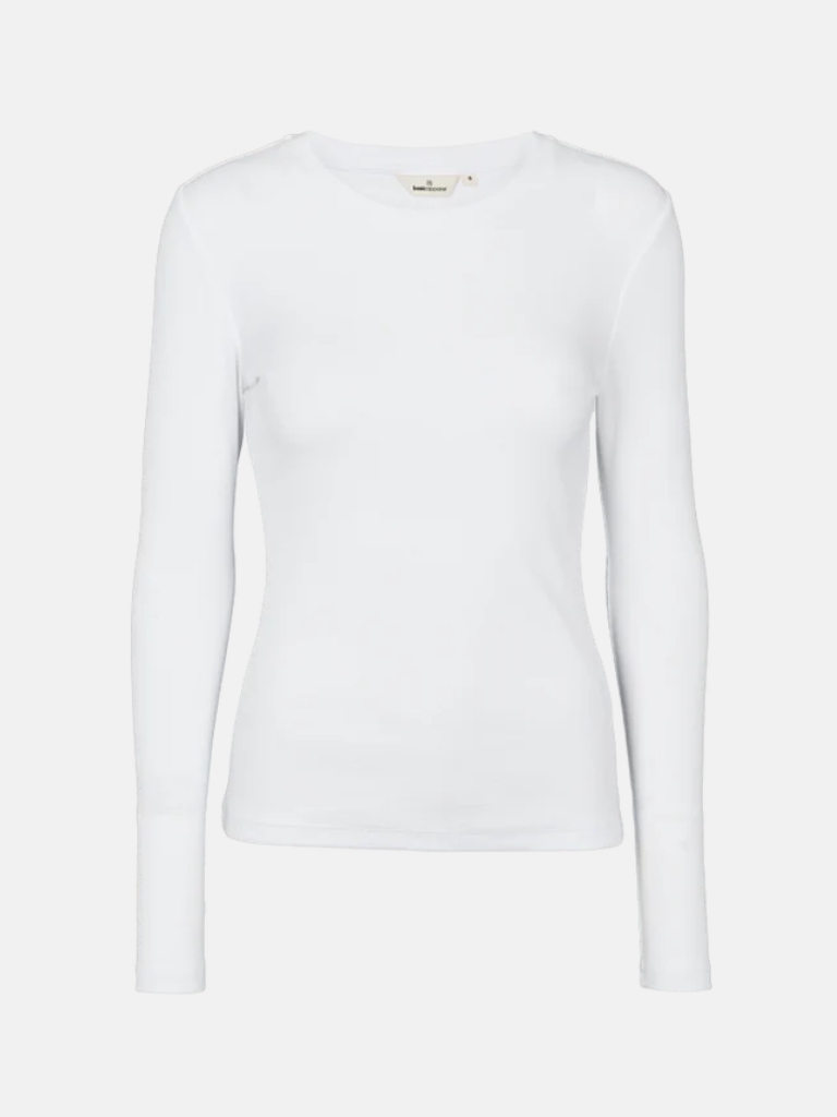 Shirt - Ludmilla LS, Bright White