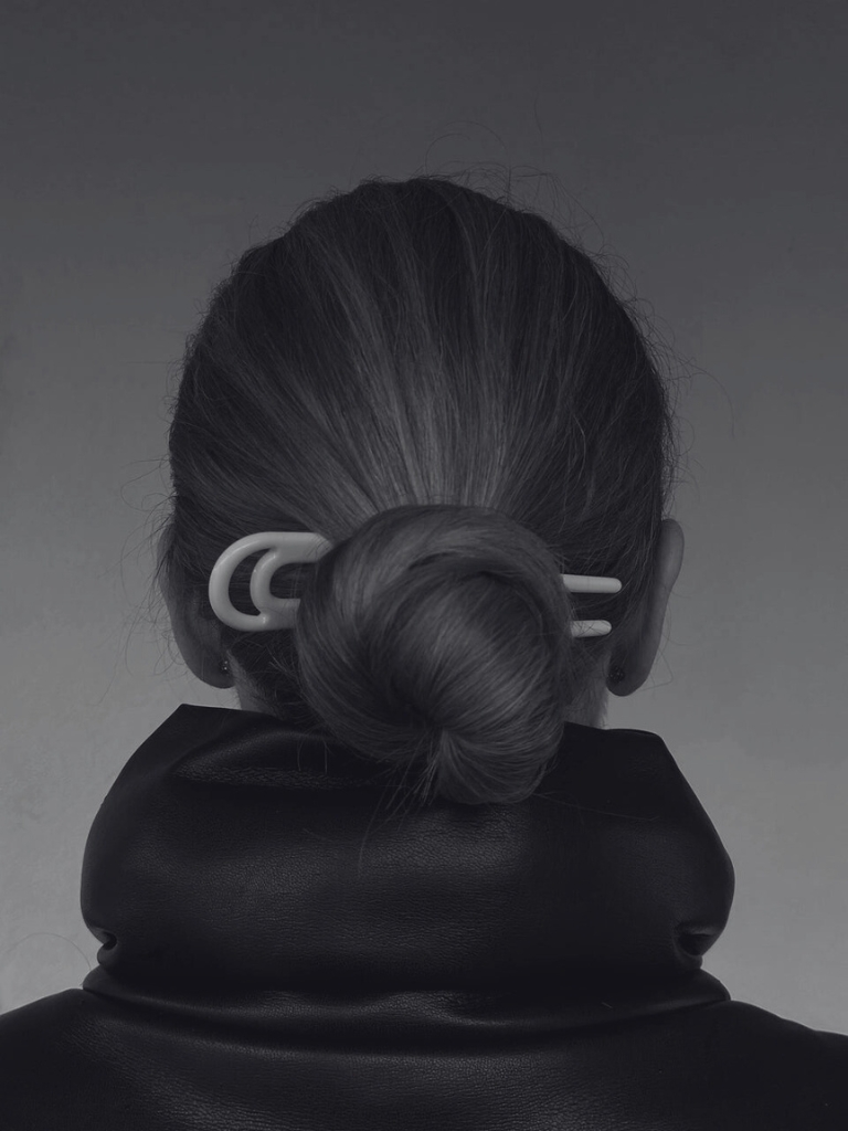 Haarspange - Jolie, Taupe – Bild 2