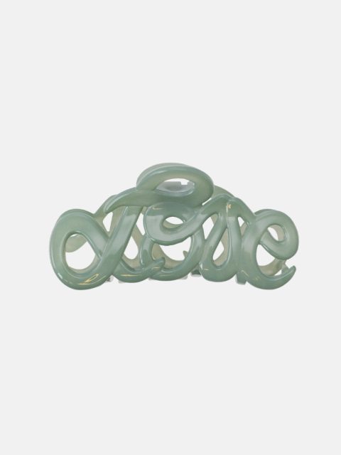 Haarspange – Love 8cm, Water Green