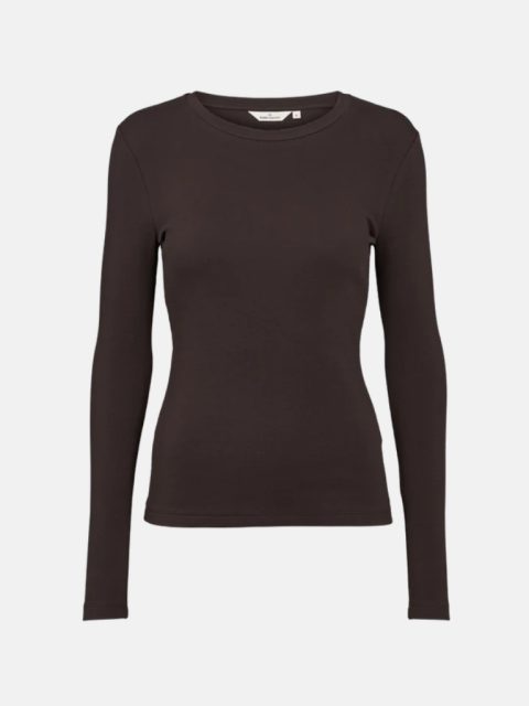 Shirt - Ludmilla LS, Chocolate Torte